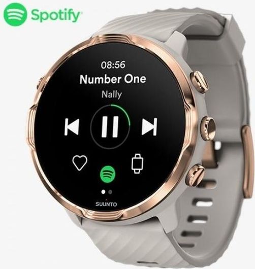 Smartwatch Suunto 7 50mm Αδιάβροχο με Παλμογράφο Sandstone Rosegold
