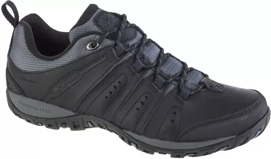 Columbia Woodburn II Ανδρικά Ορειβατικά Παπούτσια Αδιάβροχα Μαύρο