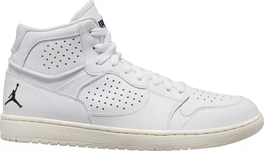 Jordan Access Μποτάκια White / White / Pale Ivory