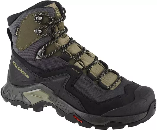 Salomon Quest Element GTX Ανδρικά Ορειβατικά Μποτάκια Αδιάβροχα με Μεμβράνη Gore-Tex Black / Deep Lichen Green / Olive Night