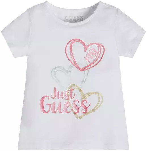Guess Παιδικό T-shirt Λευκό