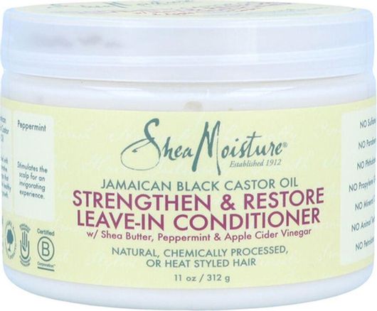 Shea Moisture Jamaican Black Castor Oil Leave In Conditioner Ενυδάτωσης για Όλους τους Τύπους Μαλλιών 312ml