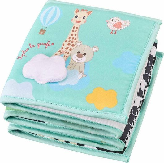 Βρεφικό Παιχνίδι Δραστηριοτήτων Sophie La Girafe Σόφι Η Καμηλοπάρδαλη Αναδιπλούμενο Βιβλιαράκι από Ύφασμα για 0+ Μηνών