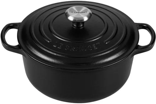 Κατσαρόλα Le Creuset Signature Βαθιά από Μαντέμι 20cm Black