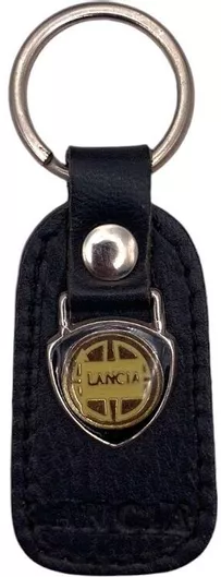 Μπρελόκ A-Lock Δερμάτινο Μαύρο
