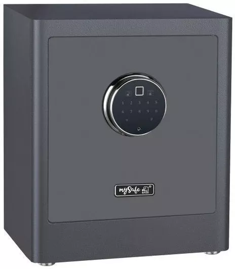 Χρηματοκιβώτιο Basi Mysafe Εντοιχιζόμενο με Ψηφιακό Κλείδωμα Κλειδί & Δακτυλικό Αποτύπωμα premium350_grey