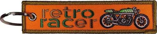 Μπρελόκ Υφασμάτινο Retro Racer Πορτοκαλί