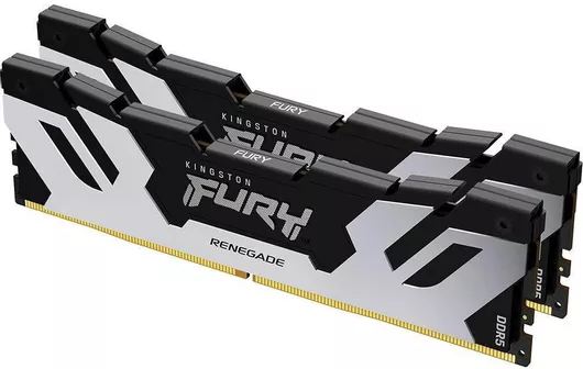 Μνήμη RAM Kingston Fury Renegade Silver 96GB DDR5 με 2 Modules (2x48GB) & Ταχύτητα 6400 για Desktop