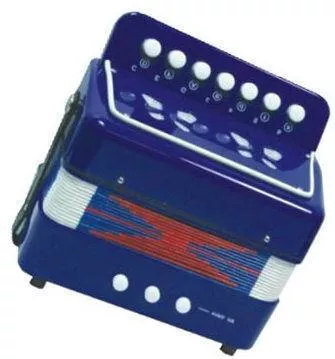 Μουσικό Παιχνίδι Ακορντεόν 14 Τόνοι Μπλε