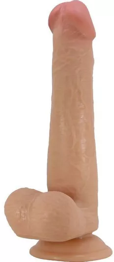 Dildo Pretty Love Ρεαλιστικό με Βεντούζα Flesh 22cm