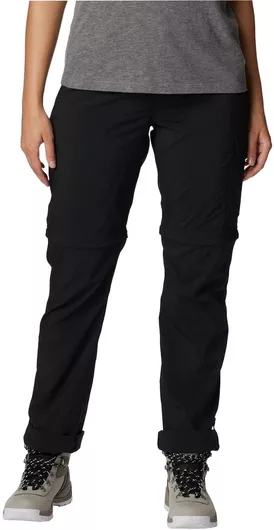 Columbia Silver Ridge Utility Convertible Γυναικείο Μακρύ Παντελόνι Πεζοπορίας Μαύρο