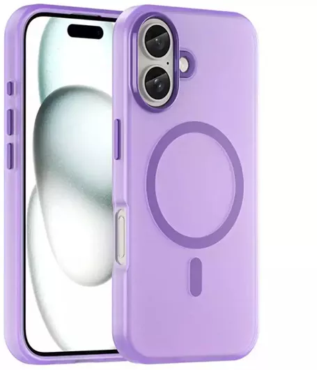 Back Cover Σιλικόνης/Πλαστικό Μοβ iPhone 16 Plus