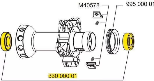 Ρουλεμαν Mavic Qrm B9 Οπισθια