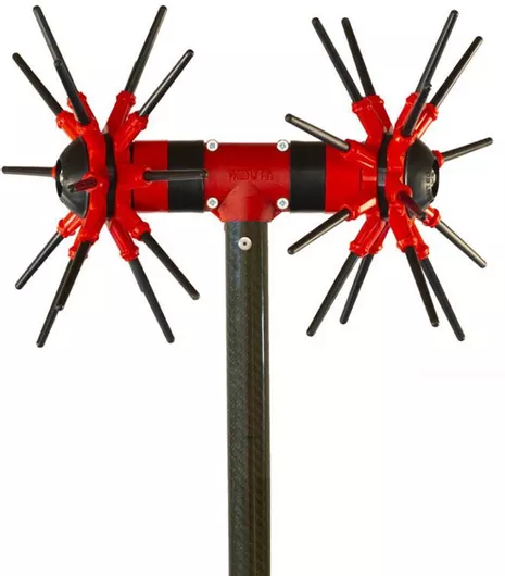 Ελαιοραβδιστικό Yamastik Diablo 4x4 Μπαταρίας 800W Τύπου Αχινός με Σταθερό Κοντάρι Carbon 2.5m  1.7kg