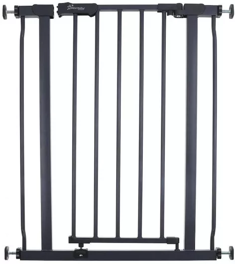 Dreambaby Ava Πτυσσόμενη Προστατευτική Πόρτα από Μέταλλο Charcoal 61x61x76cm
