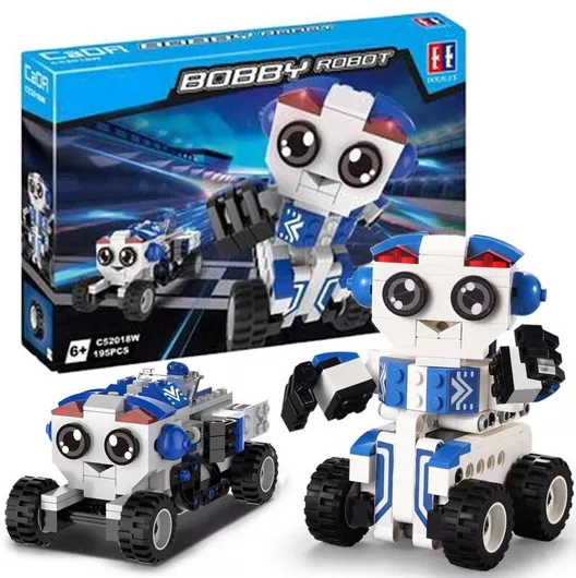 Τουβλάκι CaDA Bricks Bobby Robot 2 In 1