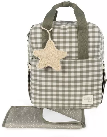 Τσάντα-Αλλαξιέρα Walking Mum Πλάτης 1120800392 28x37x12cm Πράσινο