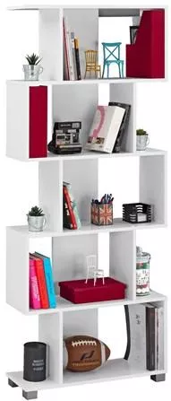 Βιβλιοθήκη Λευκό 70x25x177cm