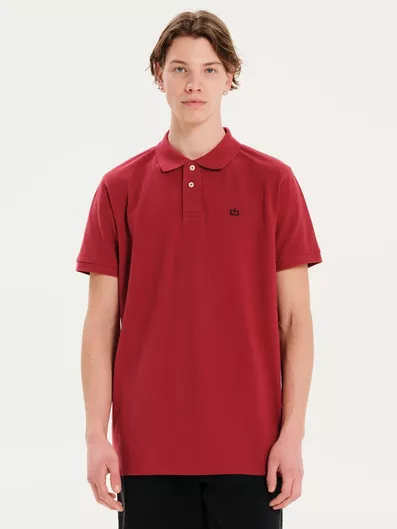 Emerson Polo Μπλούζα Κοντομάνικη Μοβ