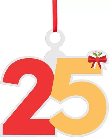 Γούρια 25 Bow Plexiglass Εκτύπωση