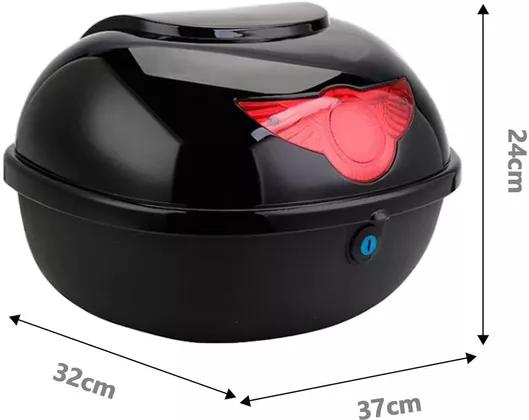 Μπαγκαζιέρα Μοτοσυκλέτας Tpster Μαύρη