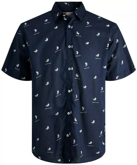 ΠΑΙΔΙΚΟ ΠΟΥΚΑΜΙΣΟ ΚΟΝΤΟΜΑΝΙΚΟ BEACH JACK AND JONES JUNIOR ΜΠΛΕ ΑΓΟΡΙ 12208907 Μπλέ