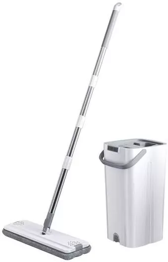 All Clean Κουβάς Σφουγγαρίσματος Σετ 6τμχ Λευκό