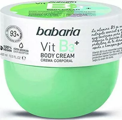 Babaria Vitamin B3 Ενυδατική Κρέμα Σώματος 400ml