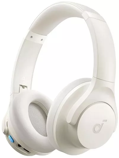Anker Q11i Ασύρματα/Ενσύρματα Over Ear Ακουστικά Cream White A3005G21