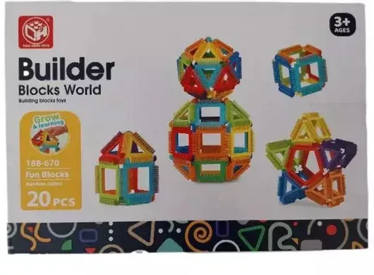 Τουβλάκι Εκπαιδευτικά για 3+ Ετών 20τμχ t02115880