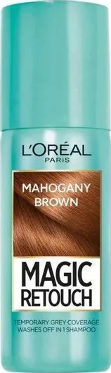 L'Oreal Paris Magic Retouch Προσωρινή Βαφή Μαλλιών σε Spray Mahogany Brown 75ml