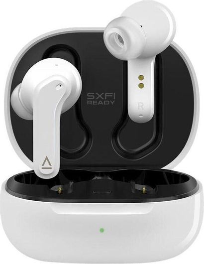 Creative Zen Air In-ear Bluetooth Handsfree Ακουστικά με Αντοχή στον Ιδρώτα & Θήκη Φόρτισης Λευκό