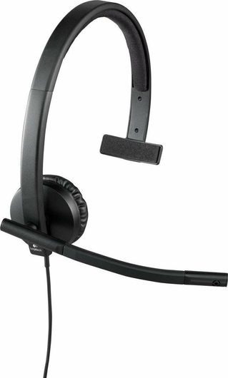Multimedia Headset Logitech H570e Mono On Ear με Μικρόφωνο & Σύνδεση USB