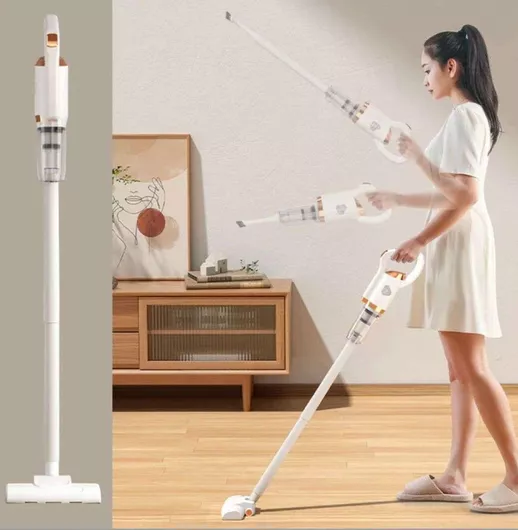 Επαναφορτιζόμενη Σκούπα 2 σε 1 Stick & Χειρός Λευκή HY-118