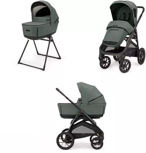 Καρότσι Μωρού Inglesina Aptica XT Ρυθμιζόμενο Kατάλληλο για Nεογέννητο Taiga Green 12.6kg