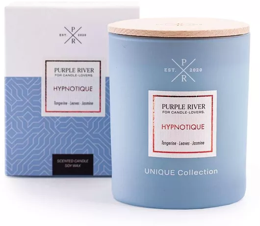 Αρωματικό Κερί Purple River Σόγιας σε Βάζο 220gr Purple