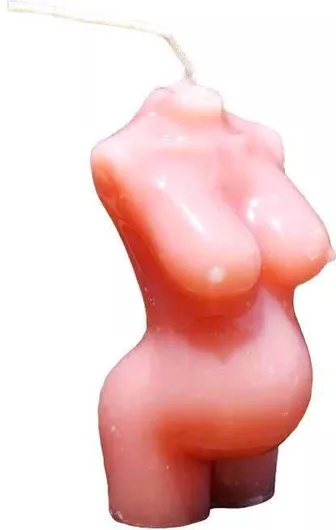 Κέρινο Γυναικείο Σώμα (έγκυος) 9 * 4.5 Εκ. Εκρού