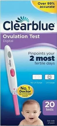 Clearblue Digital Ovulation 20τμχ Ψηφιακό Τεστ Ωορρηξίας