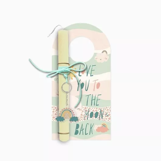 Πασχαλινή Λαμπάδα Στρογγυλή Moon