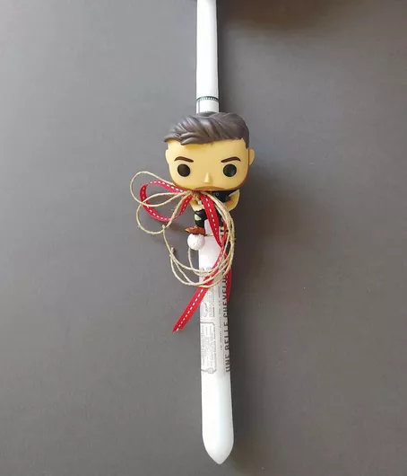 Πασχαλινή Λαμπάδα Στρογγυλή