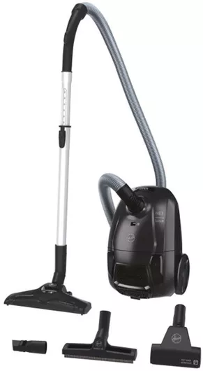 Hoover HE120PET 011 Ηλεκτρική Σκούπα 700W με Σακούλα 2.5lt Iron Grey