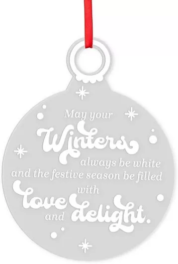 Γούρι Wishes Plexiglass Εκτύπωση 12x15cm