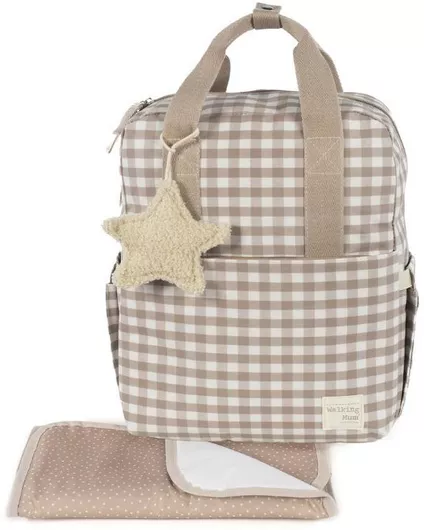 Τσάντα-Αλλαξιέρα Walking Mum Πλάτης 1120800391 28x37x12cm Μπεζ