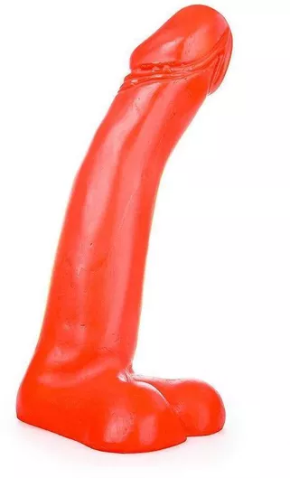 Dildo All Black All Red BBC 34cm