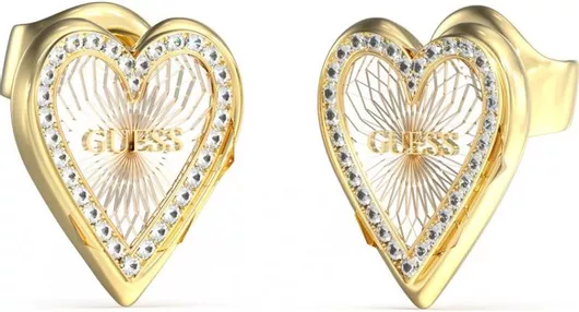 Γυναικείο Σκουλαρίκι Guess  Ατσάλι Επιχρυσωμένο με Πέτρες