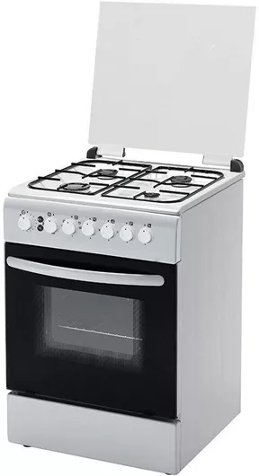 Silifo Κουζίνα Υγραερίου 65lt με Εστίες Υγραερίου Π59.5εκ. Λευκή