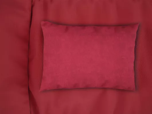 Σετ Μαξιλαροθήκες Dimcol Shadow με Φάσα 23 50x70cm Κόκκινο