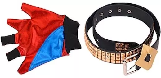Αποκριάτικο Αξεσουάρ Ζώνη & Γάντι Harley Quinn
