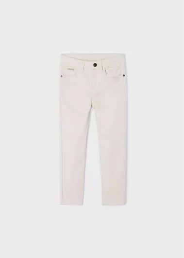 Mayoral Παιδικό Παντελόνι Chino Υφασμάτινο OFF WHITE