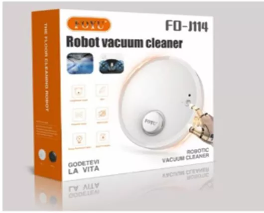 SDS Σκούπα Ρομπότ για Σκούπισμα & Σφουγγάρισμα με Wi-Fi Ροζ